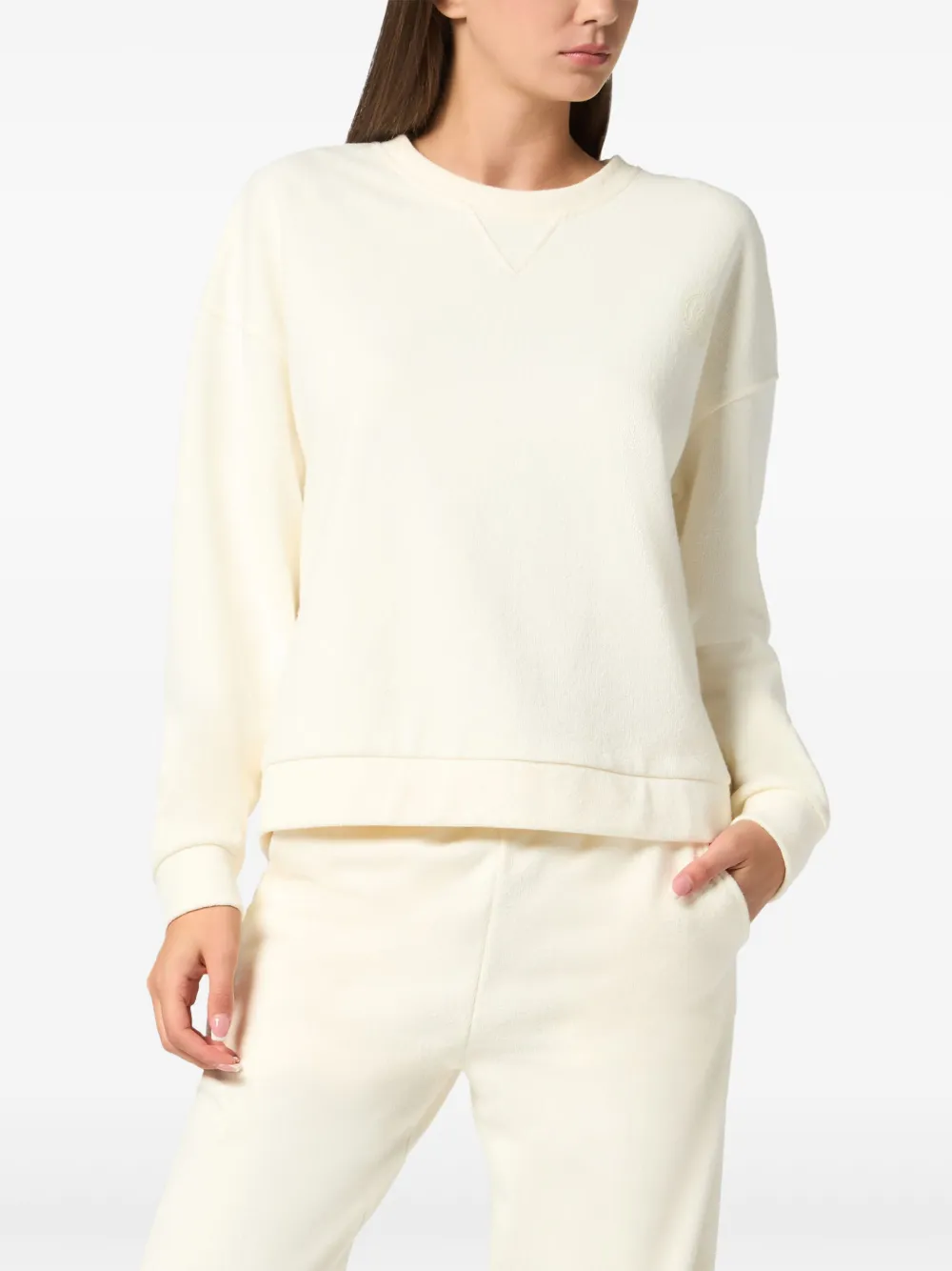 Plein Sport Sweater met boxy-fit Beige