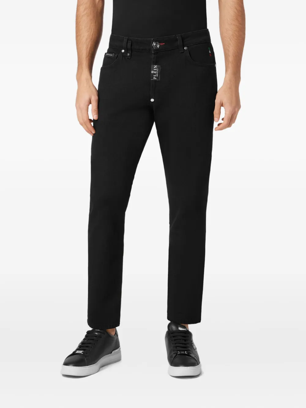 Philipp Plein Katoenen jeans Zwart