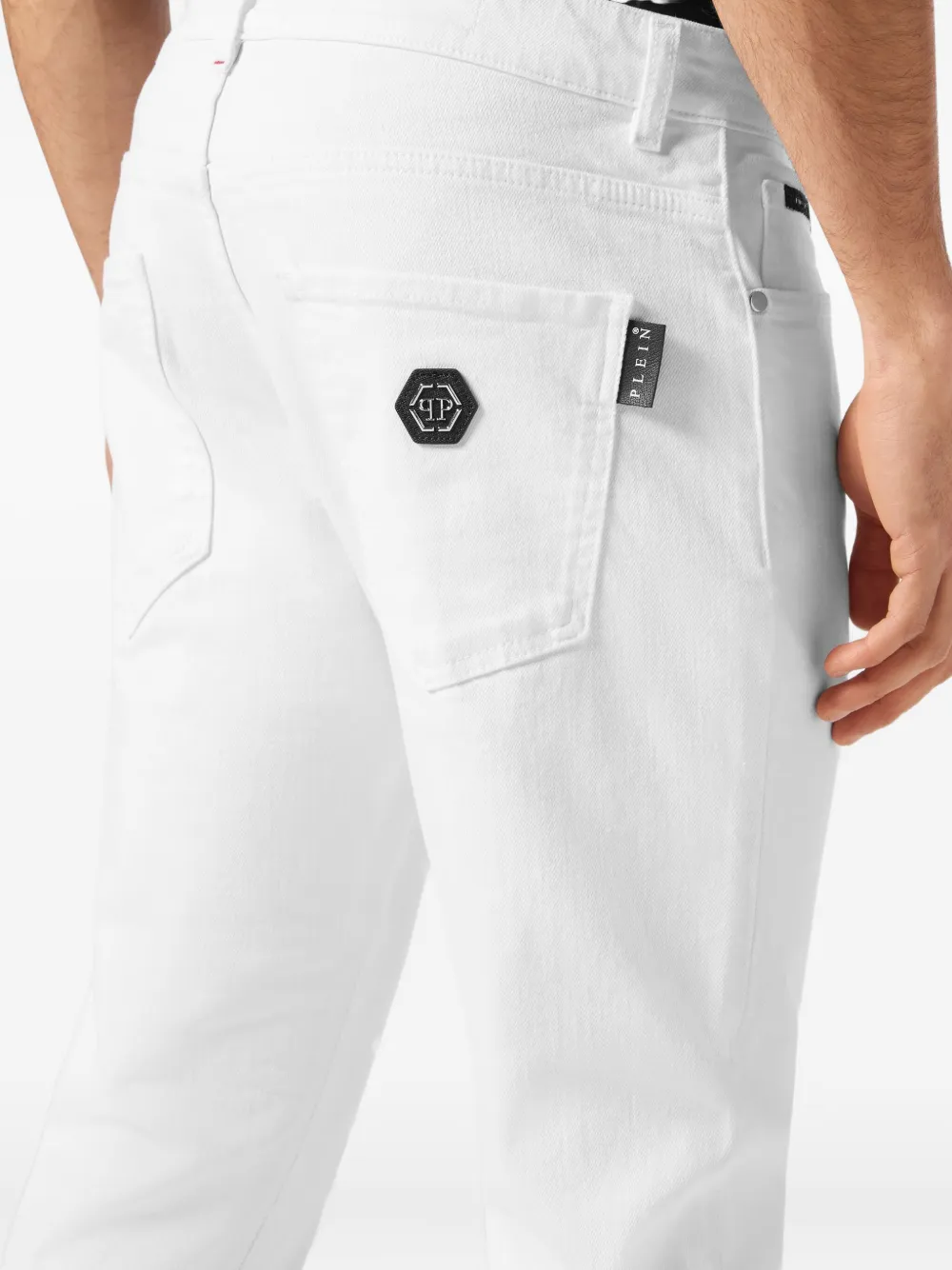 Philipp Plein Katoenen jeans Wit