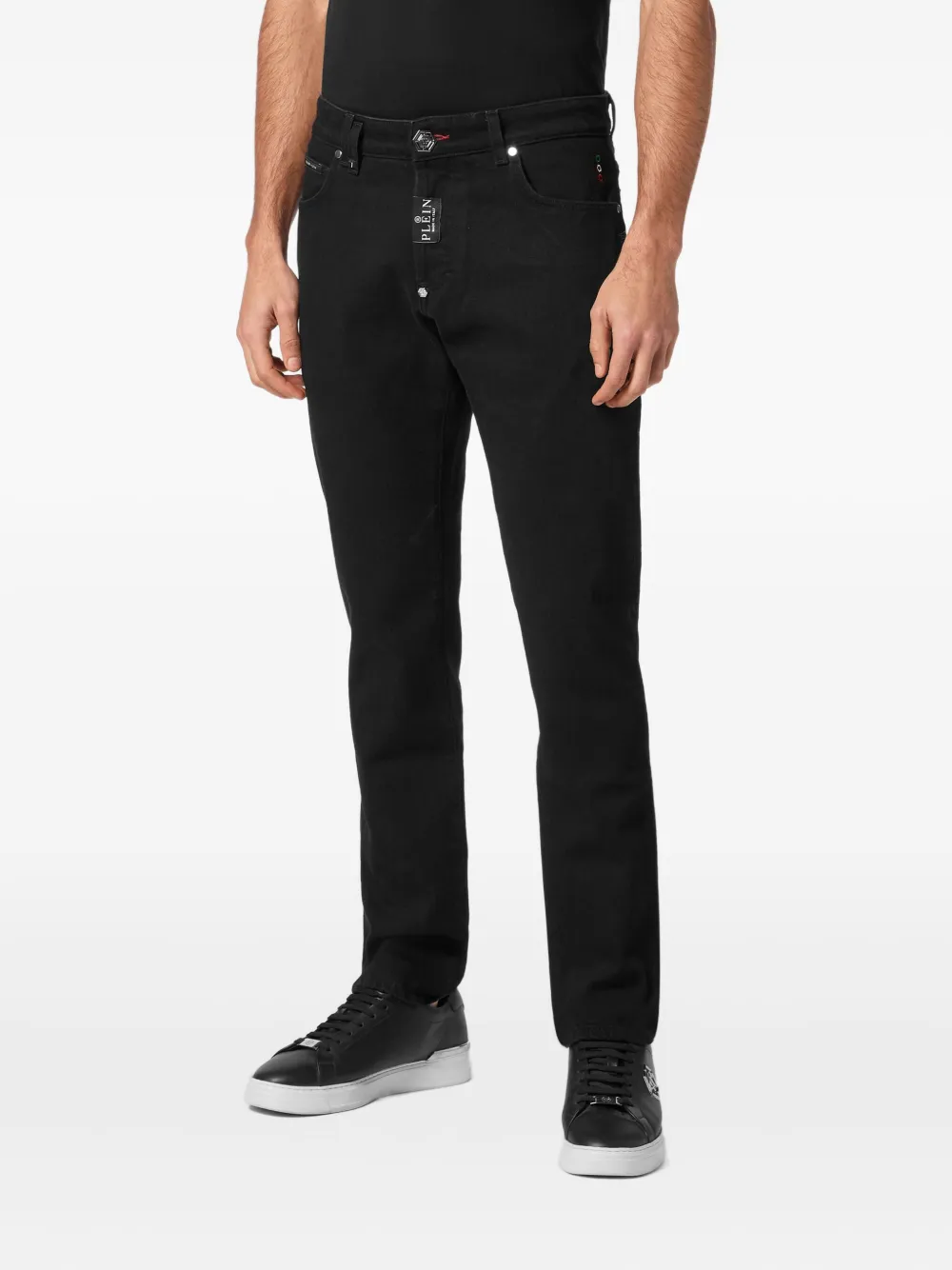 Philipp Plein Katoenen jeans Zwart