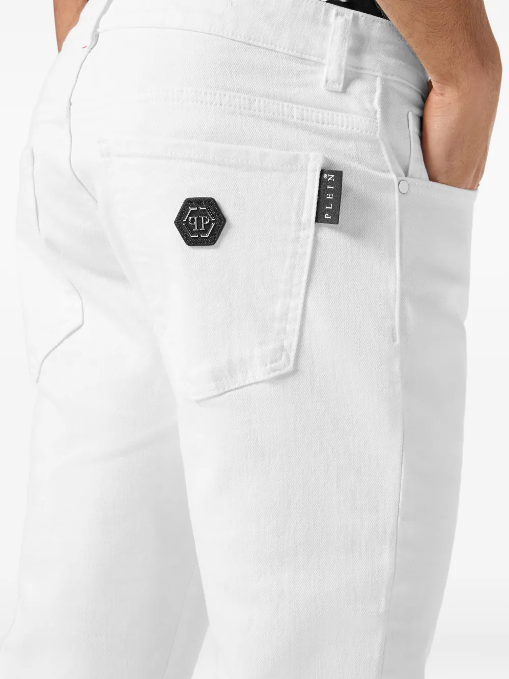 Philipp Plein Katoenen jeans Wit