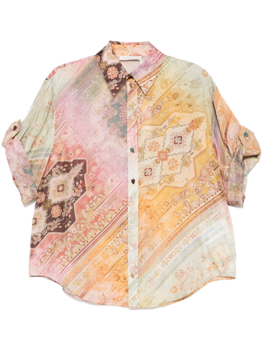 ZIMMERMANN Tallow shirt - Brown