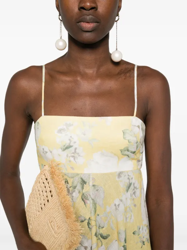 オールインワン・サロペット Zimmermann Acacia Midi Dress ZIMMERMANN Acacia one-shoulder bow-embellished polka-dot