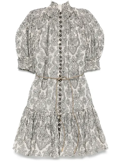 ZIMMERMANN vestido corto Wylie Lantern