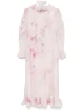 ZIMMERMANN Crush Flower midi dress - Pink