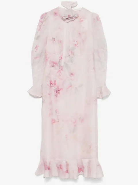 ZIMMERMANN Crush Flower midi dress