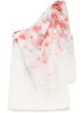 ZIMMERMANN Crush Asymmetrical mini dress - White