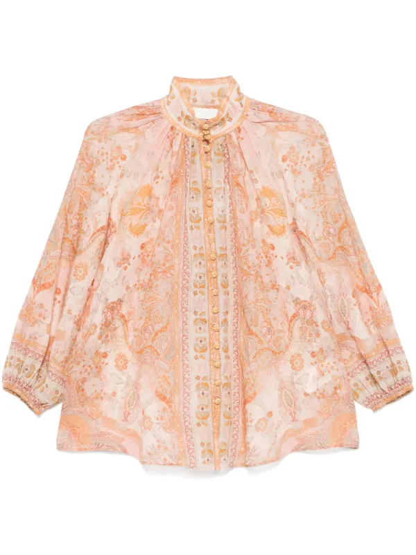贅沢品 Zimmermann オレンジ ブラウス トップス