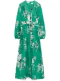 ZIMMERMANN Everley Plunge midi dress - Green