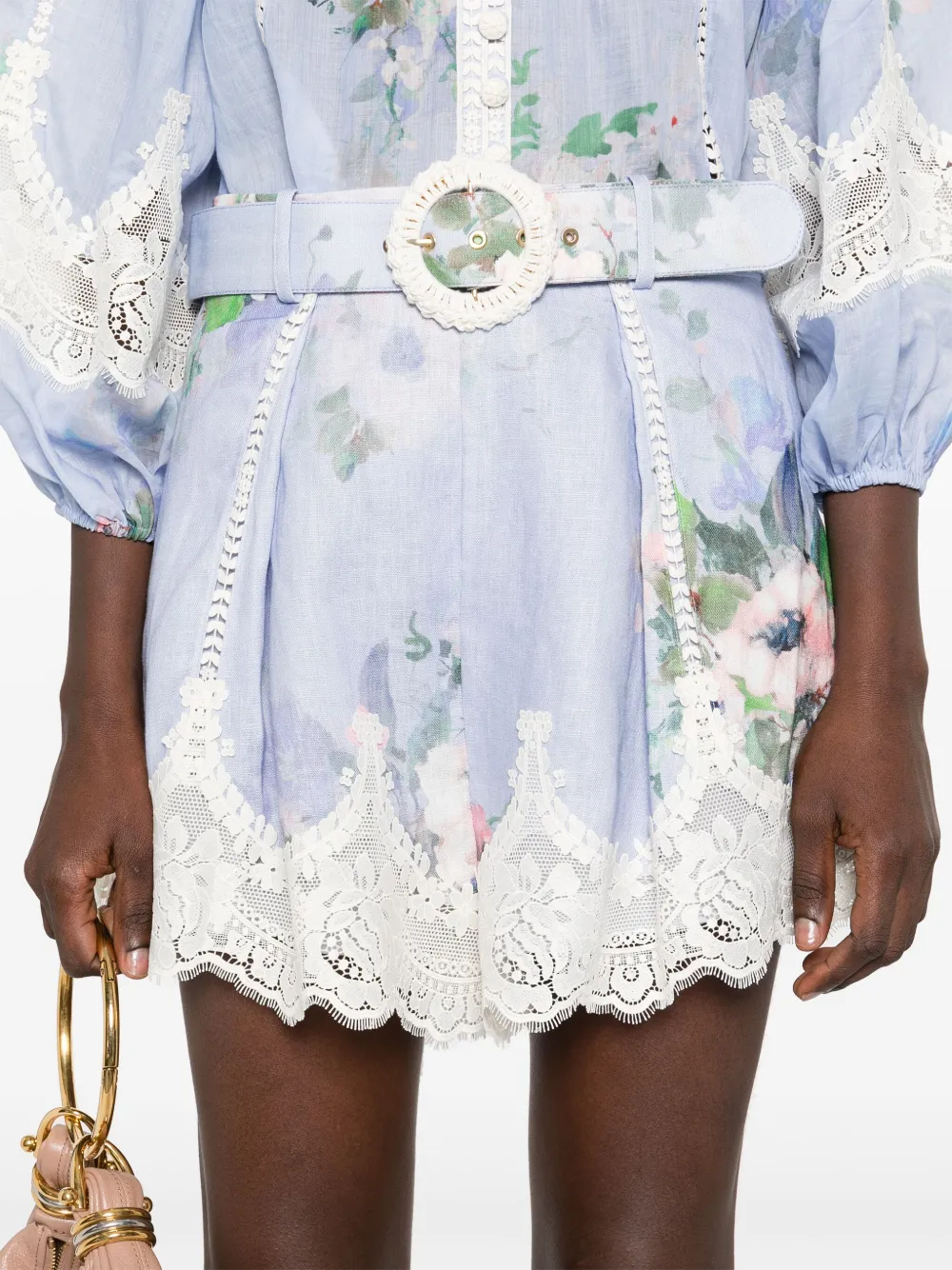 ZIMMERMANN Everley shorts Blauw