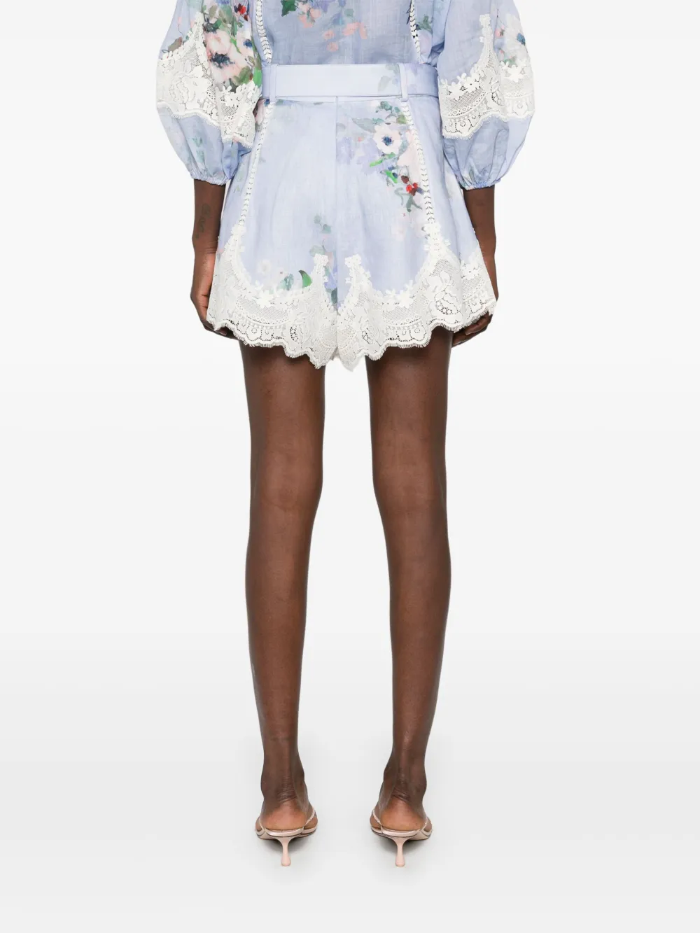 ZIMMERMANN Everley shorts Blauw