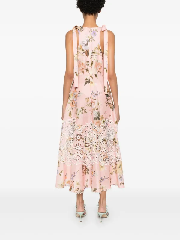 【Zimmermann】ACACIA BRODERIE MIDI DRESS フローラルミディ Zimmermann Dresses | Australian Designer Collection | Coveti
