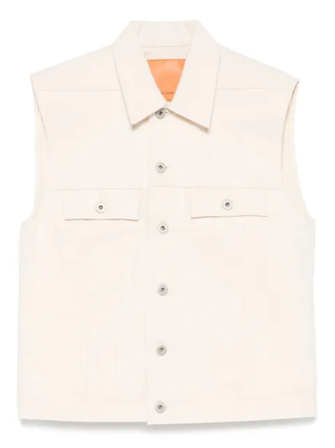 Rick Owens DRKSHDW sleeveless trucker jacket