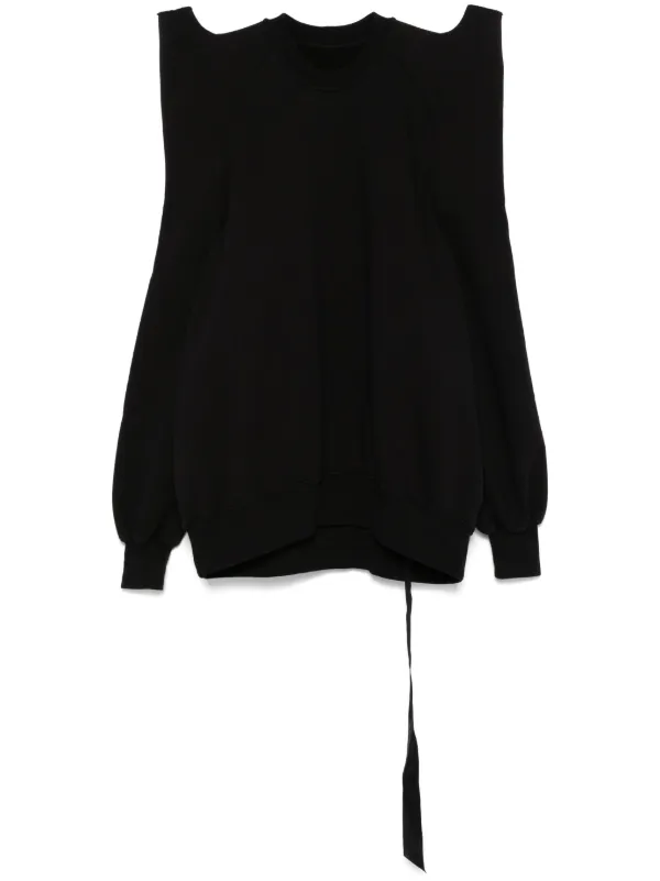 RICK OWENS DRKSHDW Tecsweat スウェットシャツ Rick Owens DRKSHDW Tecsweat スウェットシャツ | ブラック | FARFETCH JP