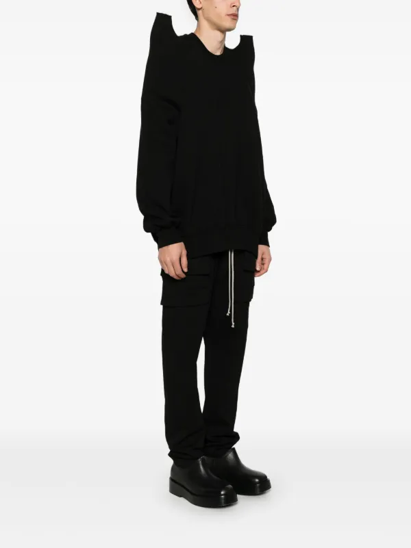RICK OWENS DRKSHDW Tecsweat スウェットシャツ Rick Owens DRKSHDW Tecsweat スウェットシャツ | ブラック | FARFETCH JP