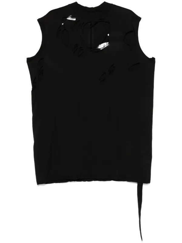 Rick Owens DRKSHDW Tarp タンクトップ | ブラック | FARFETCH JP