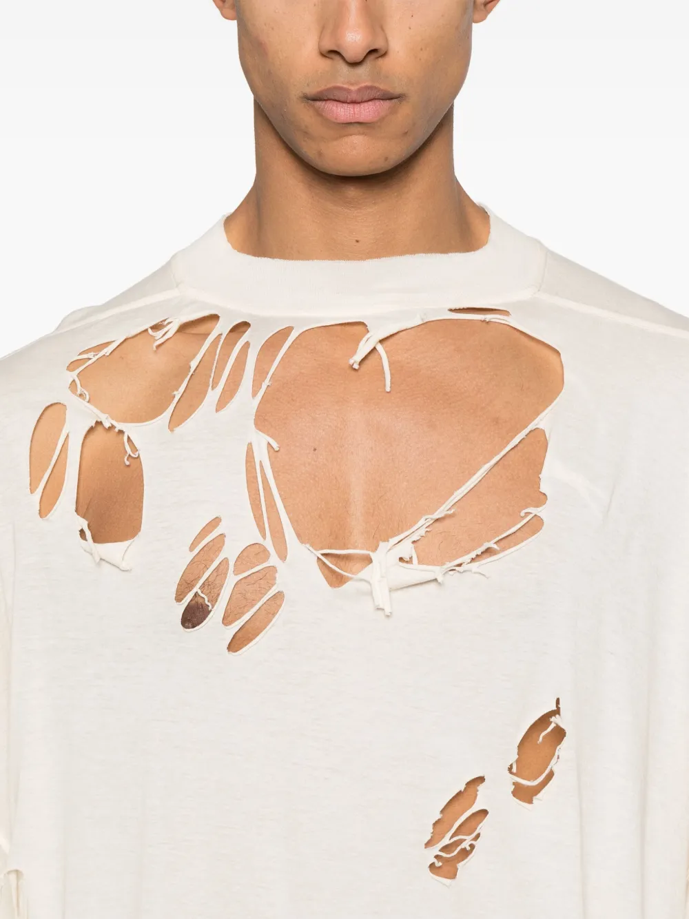 Rick Owens Drkshdw Tommy T-shirt In Neutrals