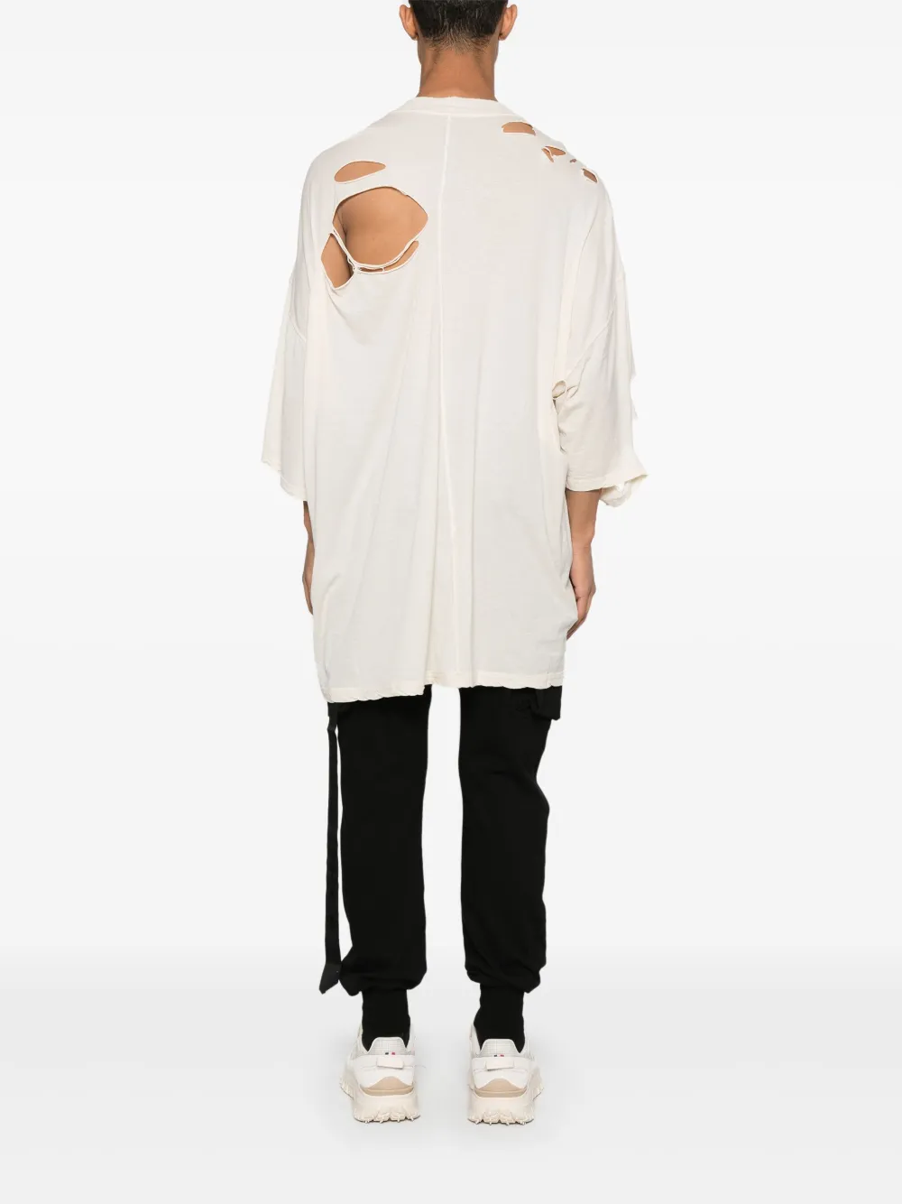 Rick Owens Drkshdw Tommy T-shirt In Neutrals