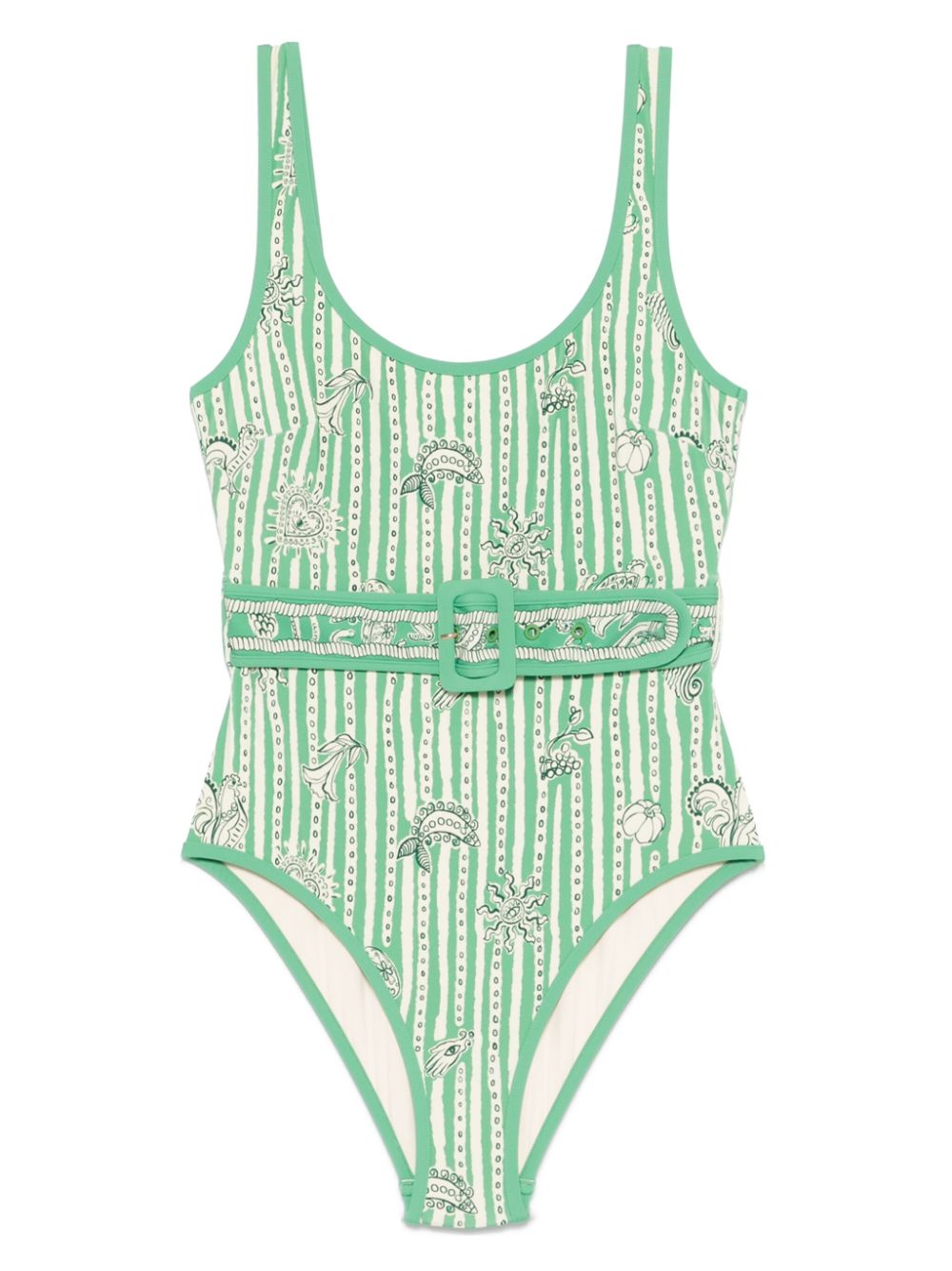 Lula belted swimsuit