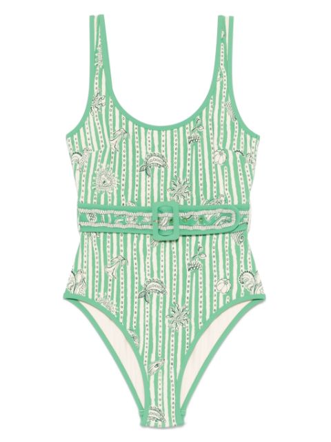 ALEMAIS Lula belted swimsuit