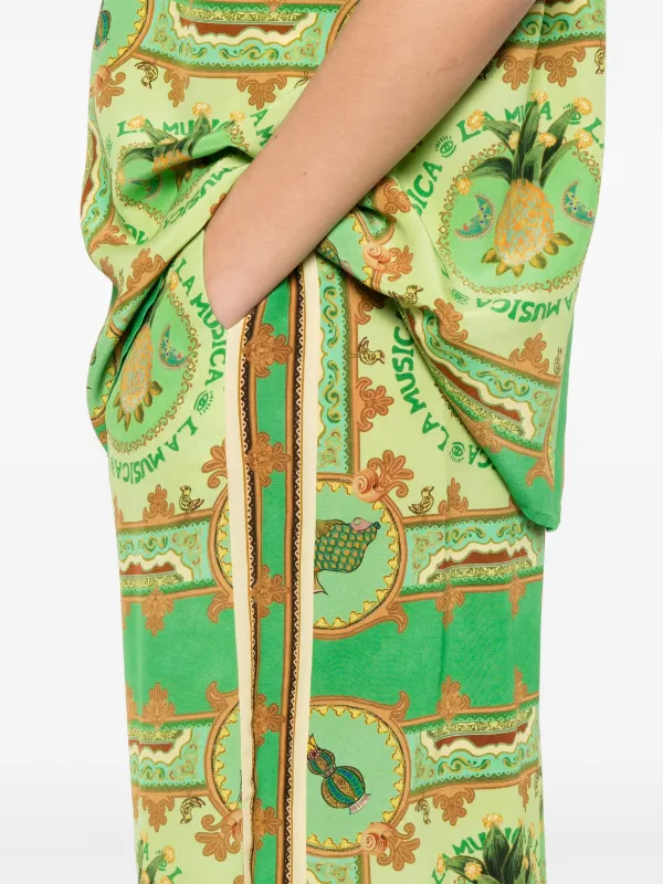 ALEMAIS La Musica Trousers | Green | FARFETCH