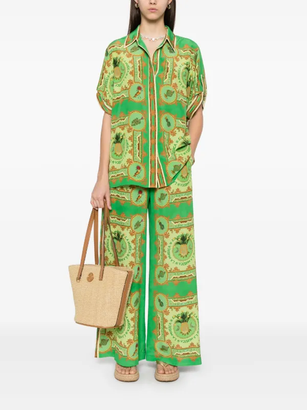パンツ Alemais Grass Green La Musica Trousers 25371194_56959896_600.jpg