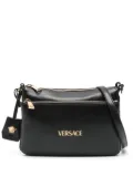 Versace Tag leather cross body bag - Black