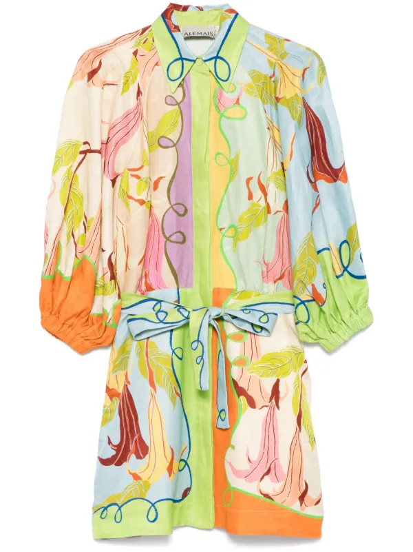 alemais rafaela mini dress ALEMAIS Rafaela Mini Dress | Blue