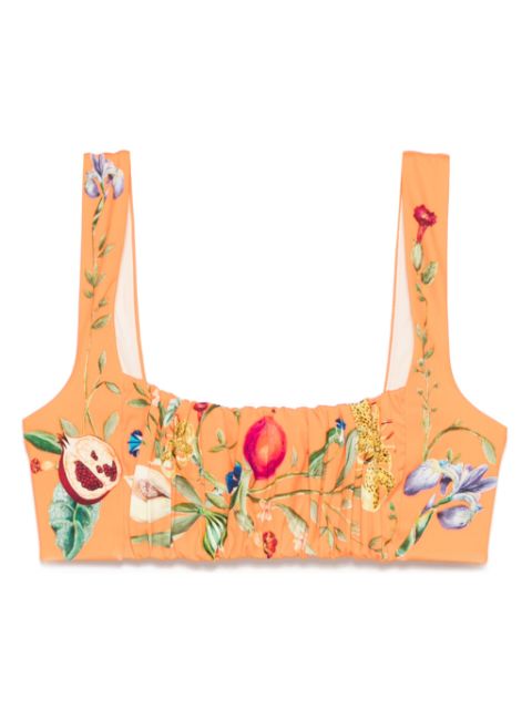 ALEMAIS Flores bikini top