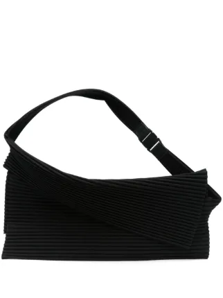 Homme Plisse Issey Miyake バッグ Homme Plissé Issey Miyake Men's Pleats Cross Body Bag in Black