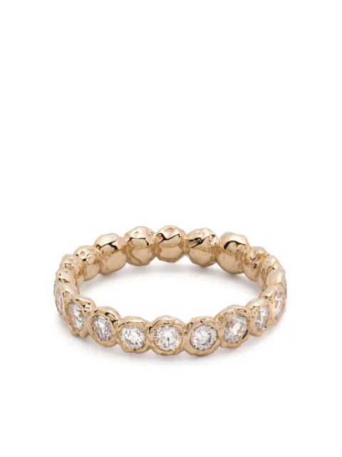 Fie Isolde anillo Alfa en oro amarillo de 14kt con diamantes