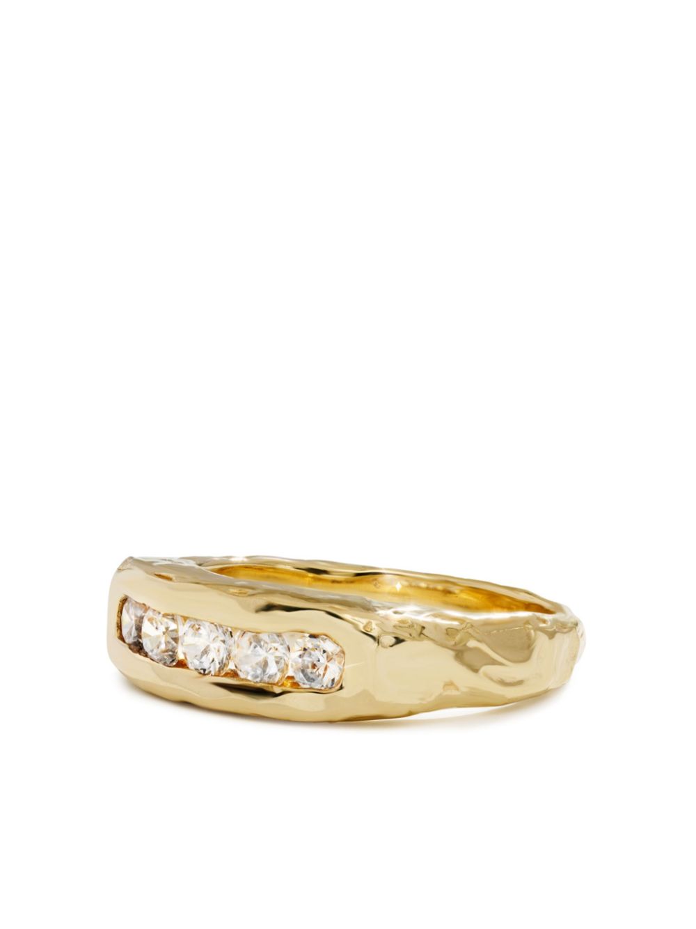 Fie Isolde 14K yellow gold Evoke diamond ring - Goud