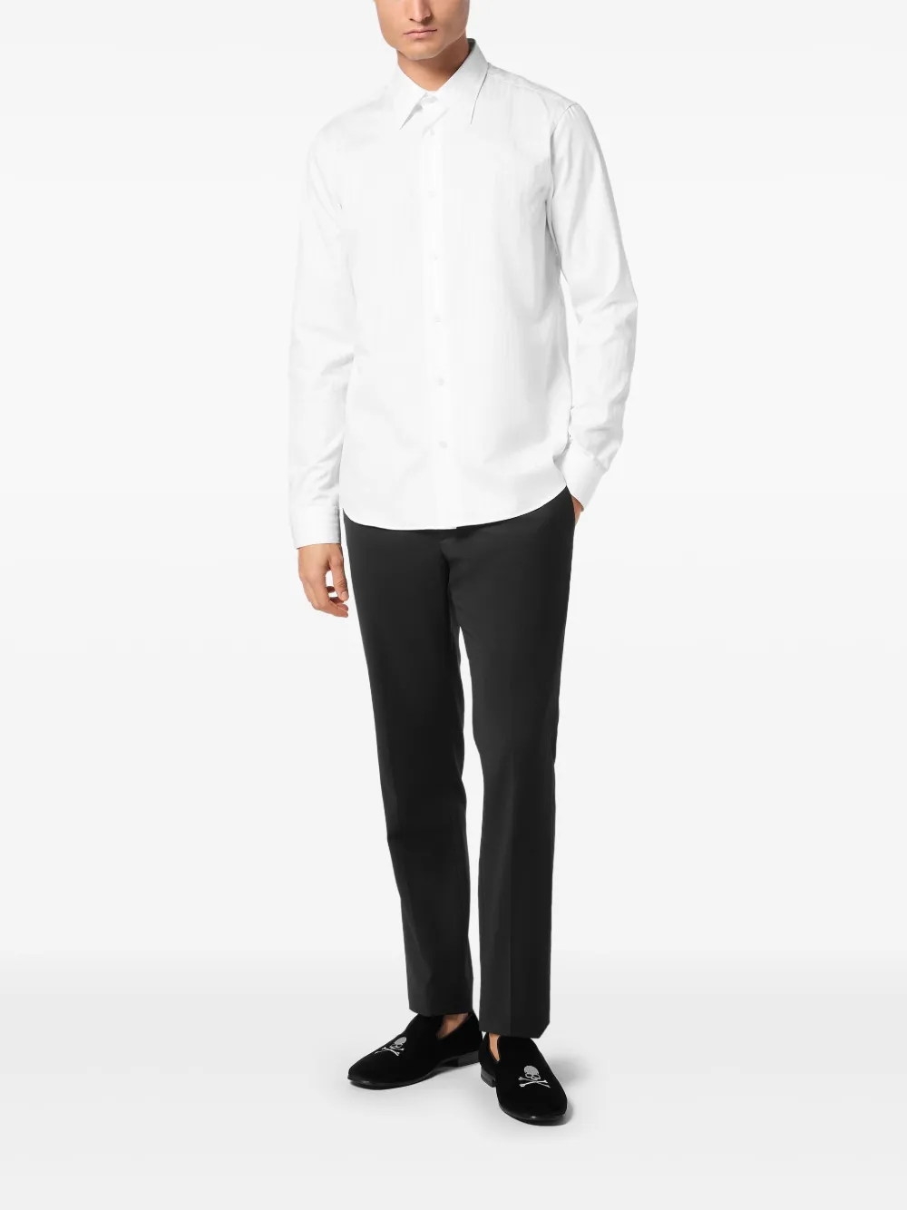 Philipp Plein cotton shirt - Wit
