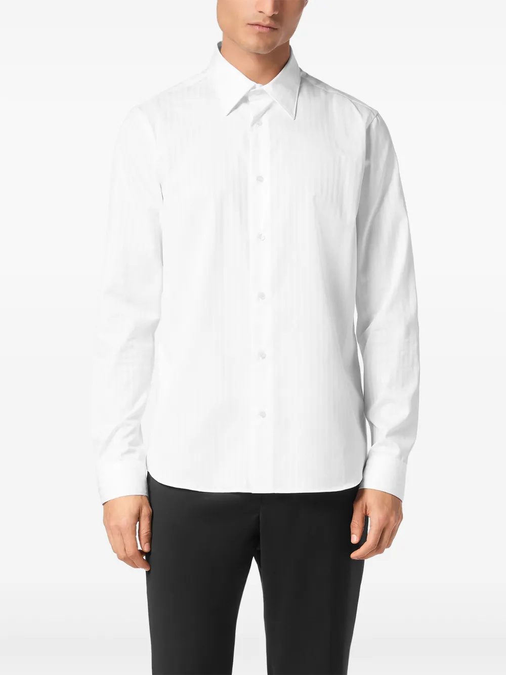 Philipp Plein Katoenen overhemd Wit