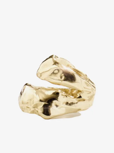 Fie Isolde 14K yellow gold My Ray cuff earring