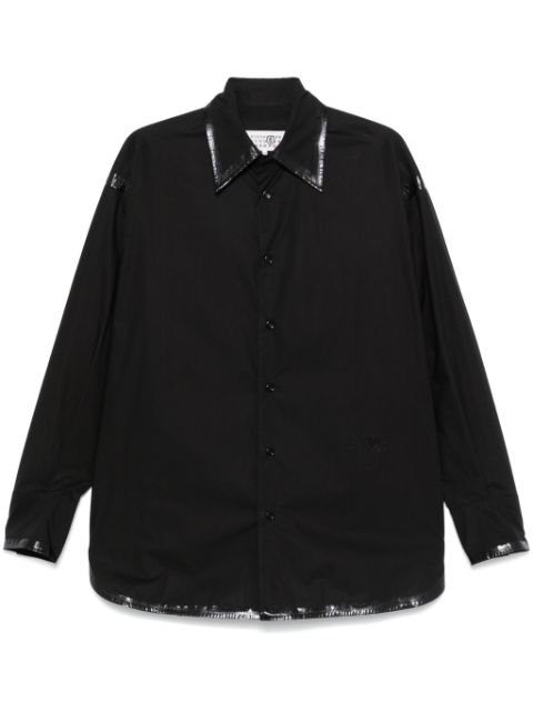 MM6 Maison Margiela coated-trim shirt Men