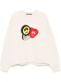 BARROW printed crew-neck sweatshirt - Neutrals