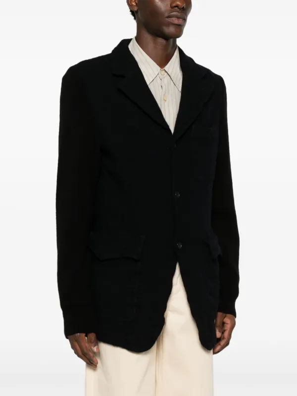 ジャケット・アウター Comme Des Garcons Shirt 23aw Blazer Comme Des Garçons Shirt single-breasted Blazer | Blue | FARFETCH