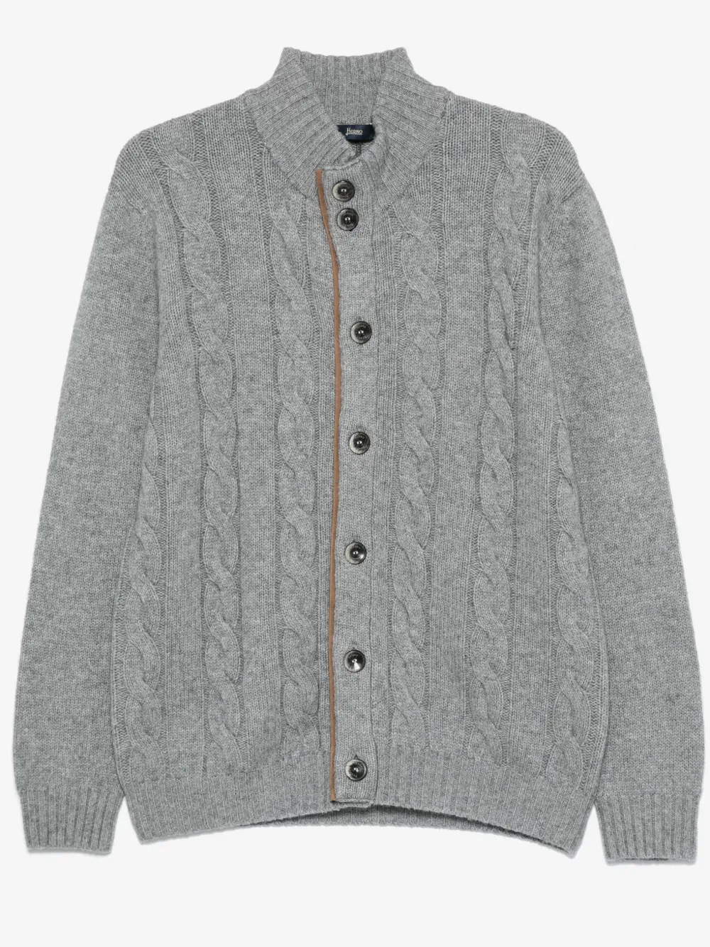 Herno cable-knit cardigan | Grey | Image 1