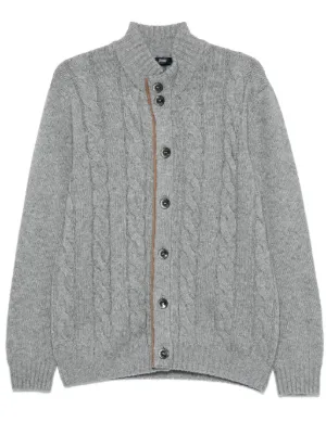 Comme Des Garçons Shirt Vネック カーディガン | グレー | FARFETCH JP