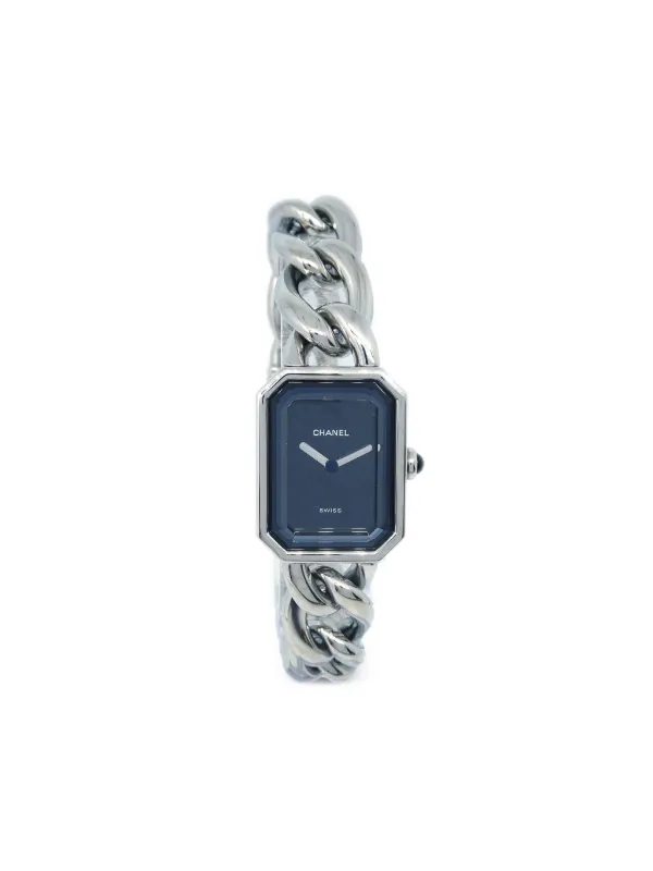 Chanel Pre-owned 1987 Quartz Premiere 20mm in Black