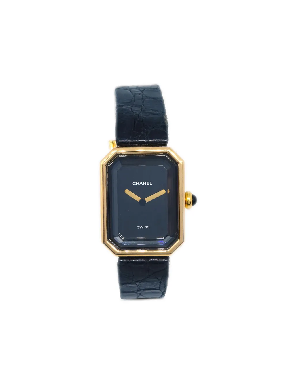 CHANEL Pre-Owned 1987 クォーツ プルミエール 20mm - ブラック CHANEL Pre-Owned 1987 クォーツ プルミエール 20mm - ブラック