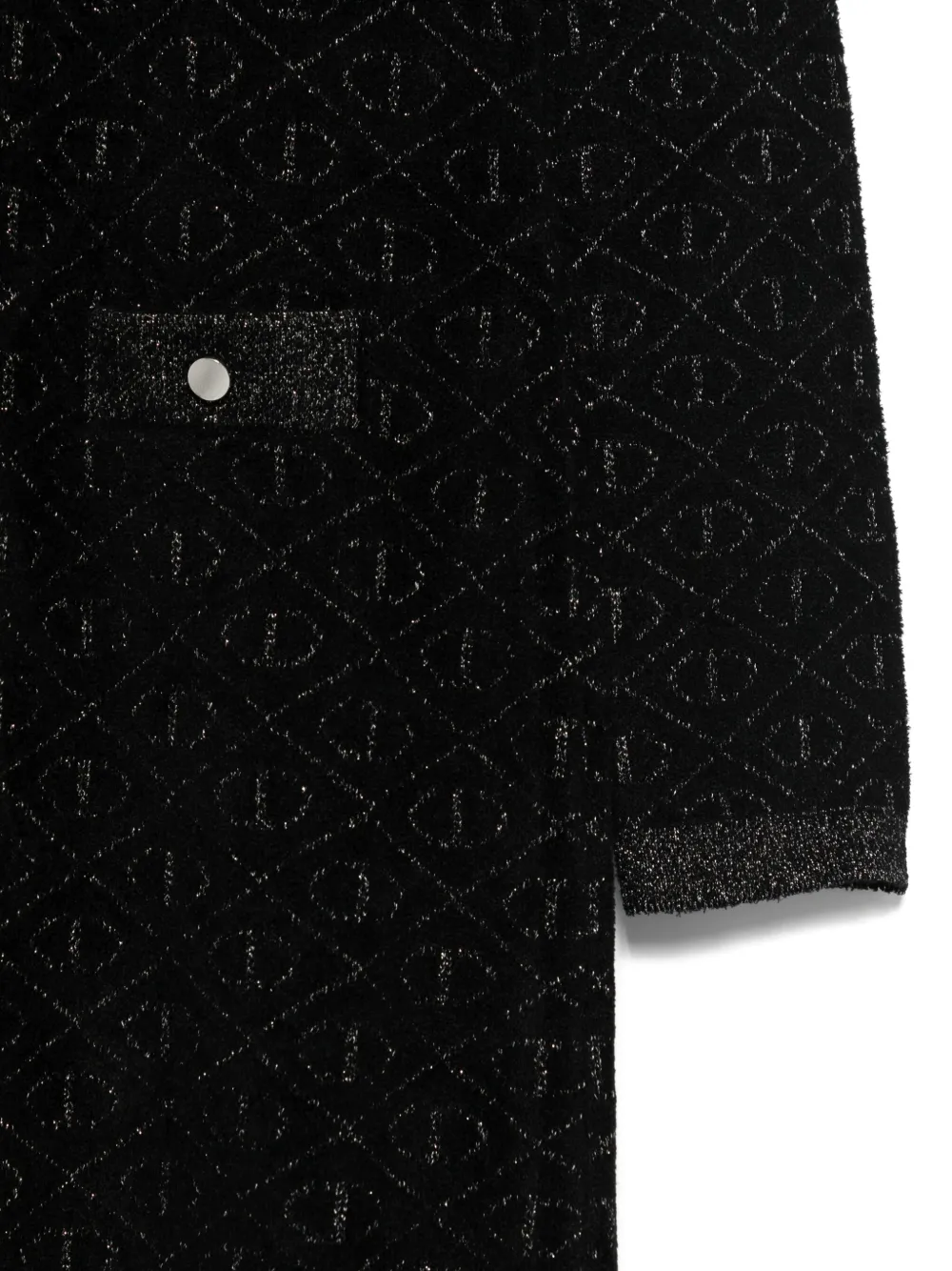 TWINSET Kids Jurk met logo-jacquard Zwart