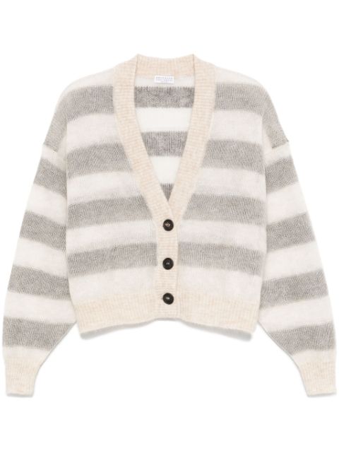 Brunello Cucinelli striped cardigan Women