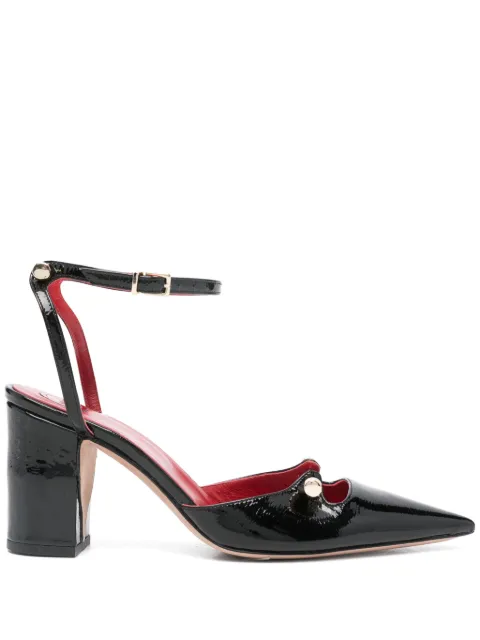 HARDOT 80mm leather pumps