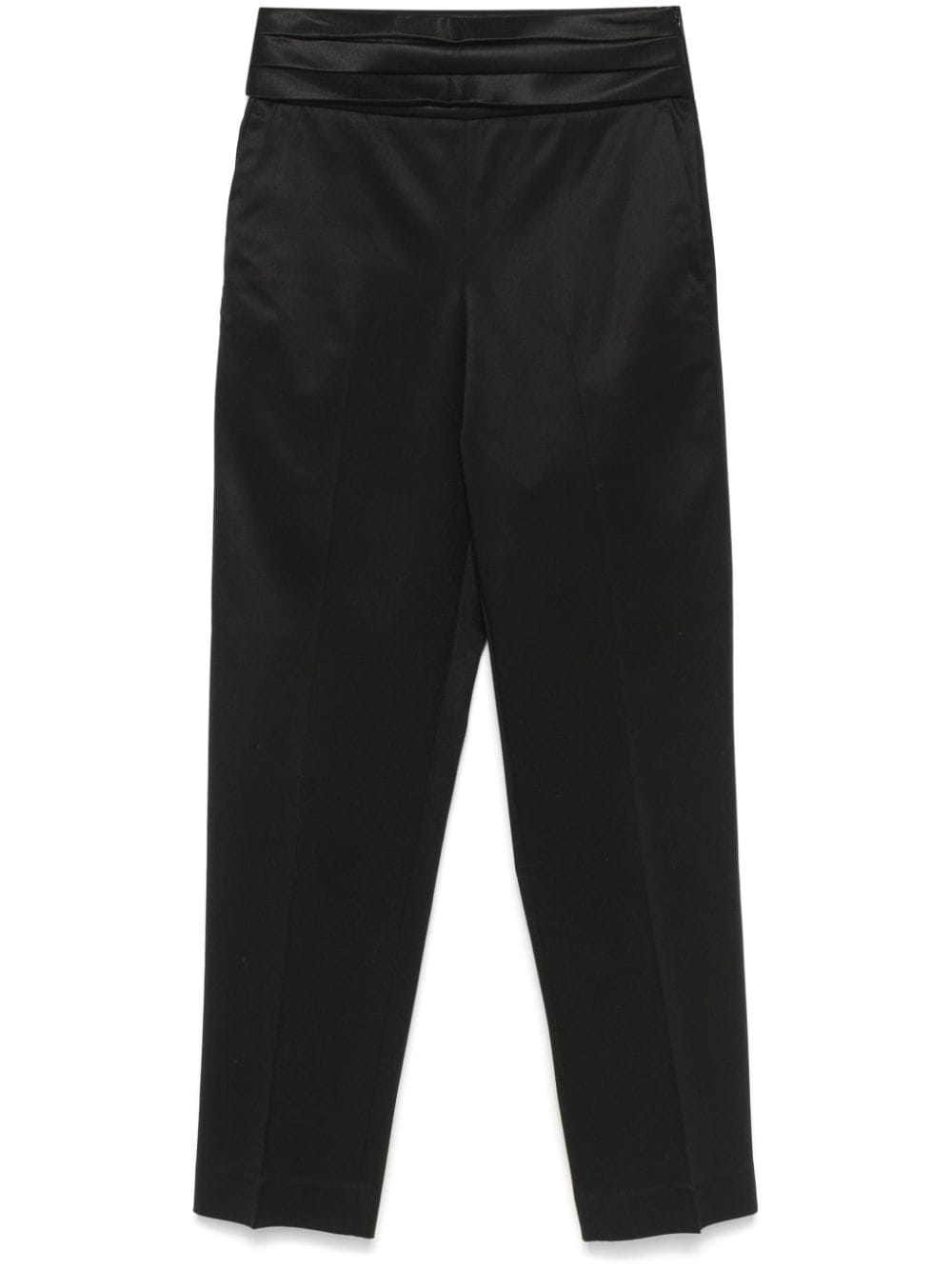 Peserico Twill pantalon Zwart