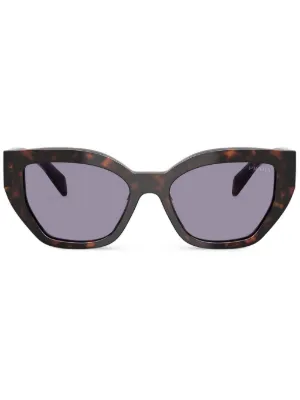 Prada Eyewear キャットアイ サングラス | ブラック | FARFETCH JP