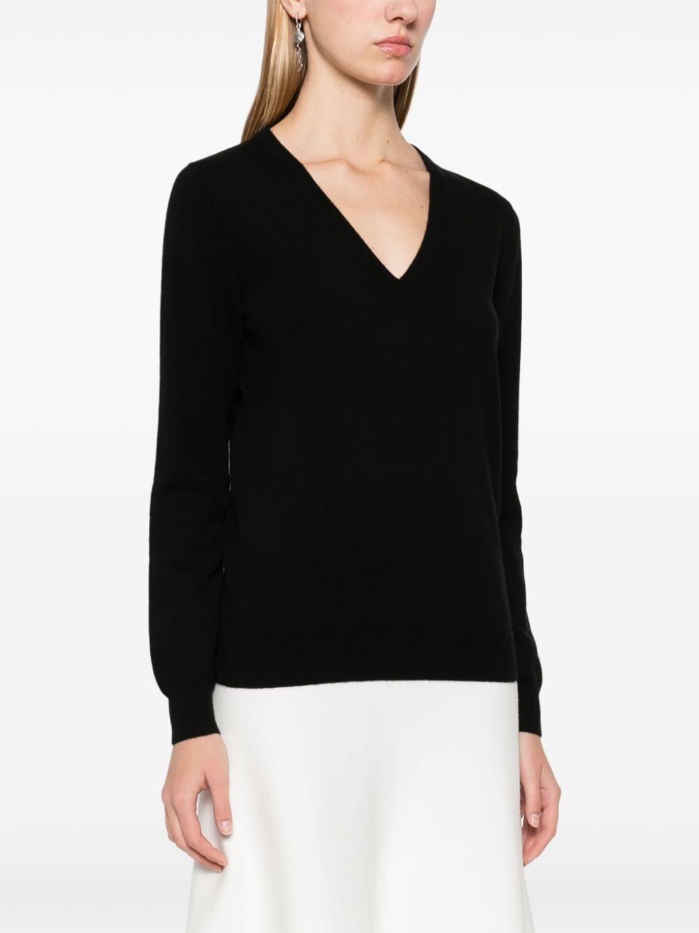 Shop Brunello Cucinelli Cashmere Sweater In Black