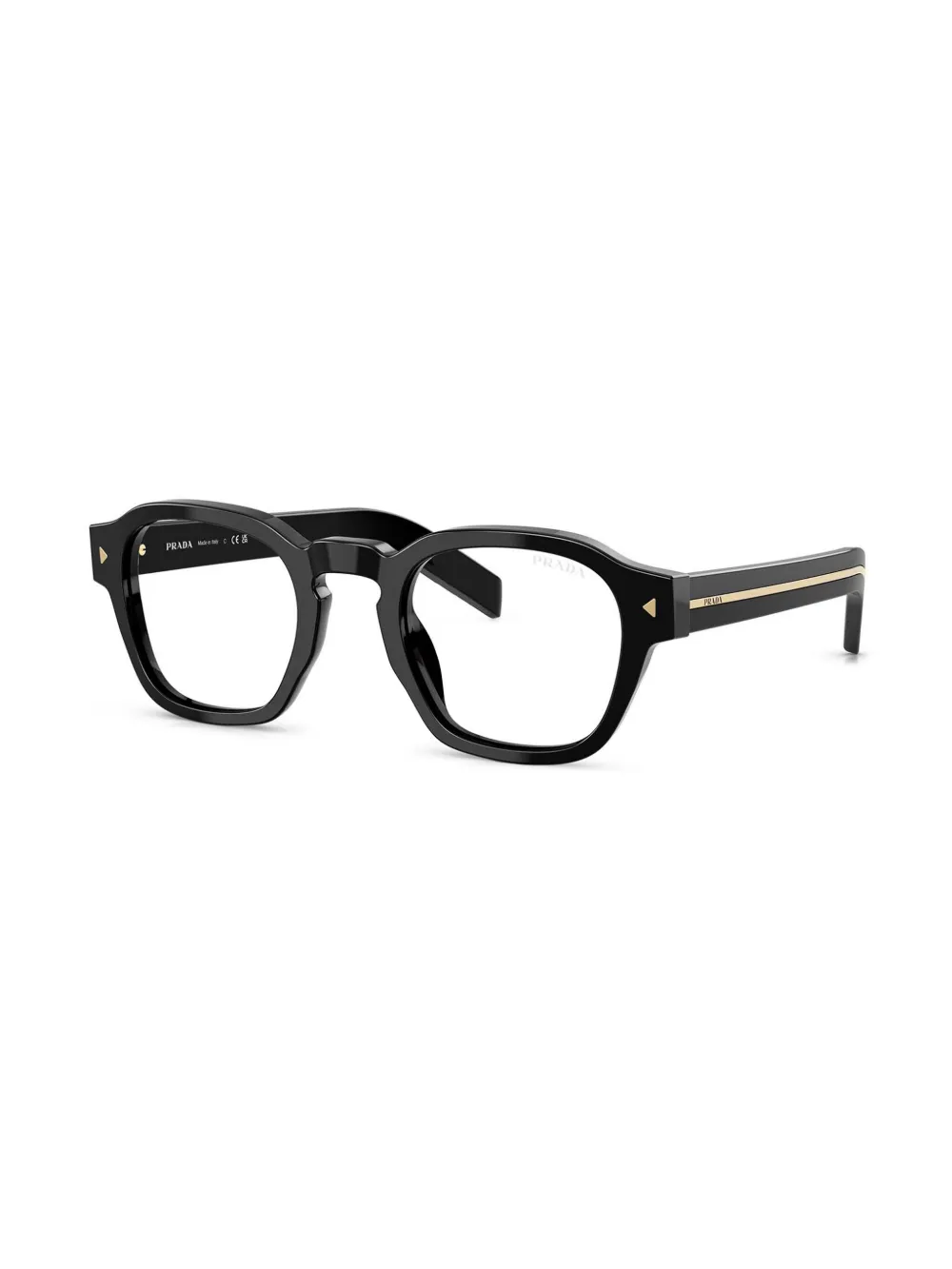 Prada Eyewear Bril met vierkant montuur - Zwart