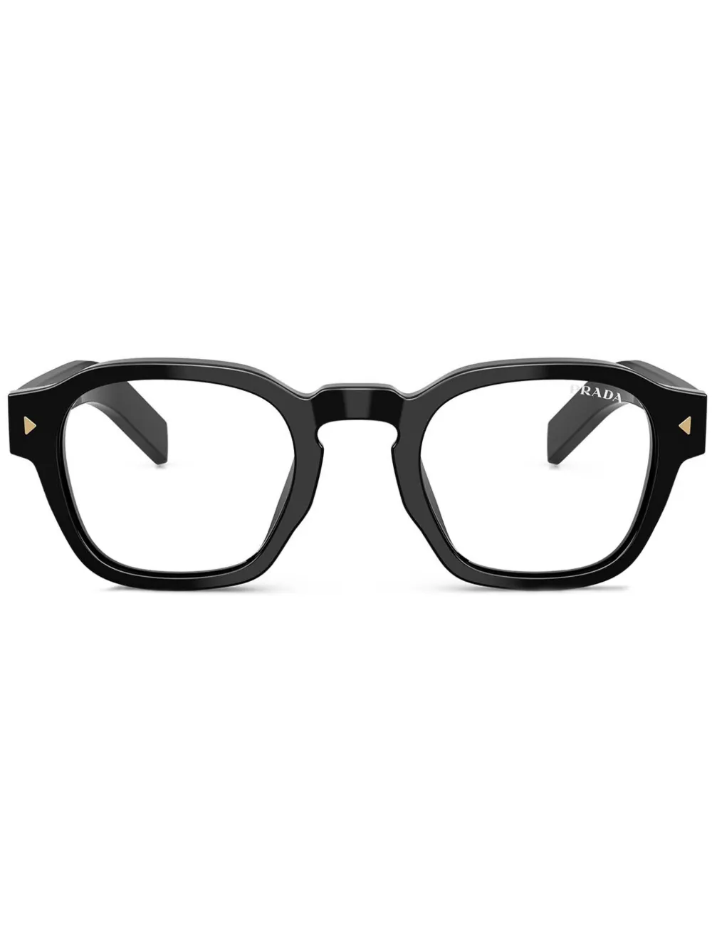 Prada Eyewear Bril met vierkant montuur Zwart